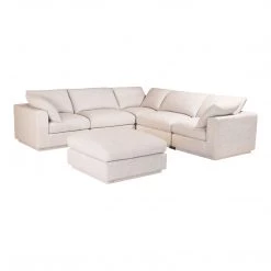Moe's Home Collection Justin Signature Modular Sectional Taupe Sectionals