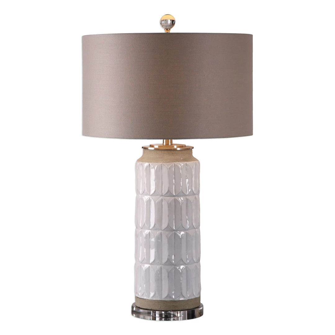 Uttermost Athilda Gloss White Table Lamp Accessories 3 Uttermost Athilda Gloss White Table Lamp Accessories