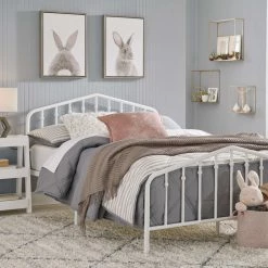 Ashley Furniture Trentlore - White - Full Metal Hdbd/ftbd/rails Beds 11 Ashley Furniture Trentlore - White - Full Metal Hdbd/ftbd/rails Beds