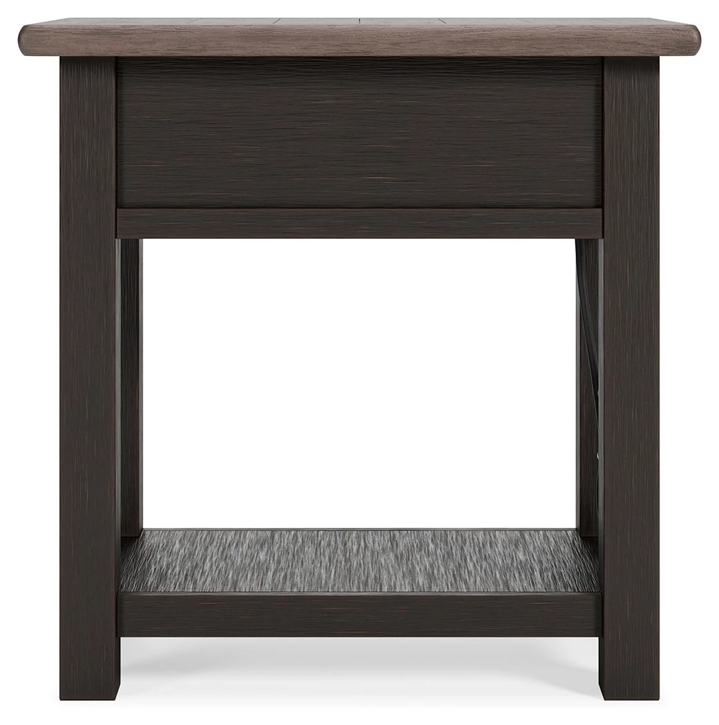 Ashley Furniture Tyler - Black / Gray - Chair Side End Table 6 Ashley Furniture Tyler - Black / Gray - Chair Side End Table