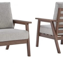 Signature Design By Ashley® Emmeline - Brown/beige - Lounge Chair W/cushion (2/cn) Chairs