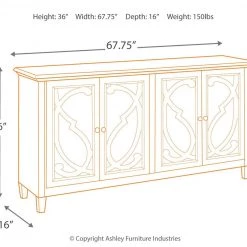 Ashley Furniture Cabinets Mirimyn - Best In Class - Accent Cabinet