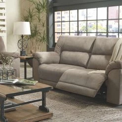 Ashley Furniture Cavalcade - Slate - 2 Seat Reclining Power Sofa Reclining Furniture