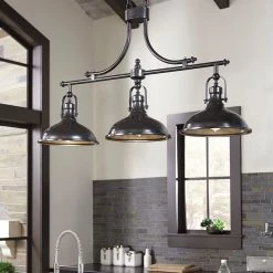 Ashley Furniture Accessories Joella - Bronze Finish - Metal Pendant Light (1/cn)