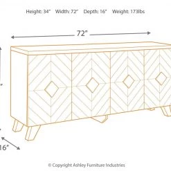 Ashley Furniture Cabinets Robin - Brown / Beige - Accent Cabinet