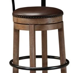Ashley Furniture Stools Pinnadel - Light Ultimate Best In Class UPH Swivel Barstool (1/CN)
