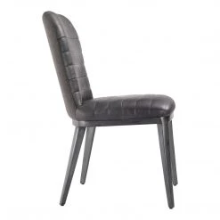 Moe's Home Collection Shelton Dining Chair Nimbus Black Leather-m2 Chairs 11 Moe's Home Collection Shelton Dining Chair Nimbus Black Leather-m2 Chairs