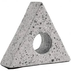 Ashley Furniture Setehen - Gray - Sculpture (2/cs) - Triangular Table Decor