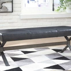 Ashley Furniture Lariland - Black - Accent Bench Benches