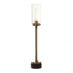 Accessories Uttermost Selane Glass Hurricane Lamp
