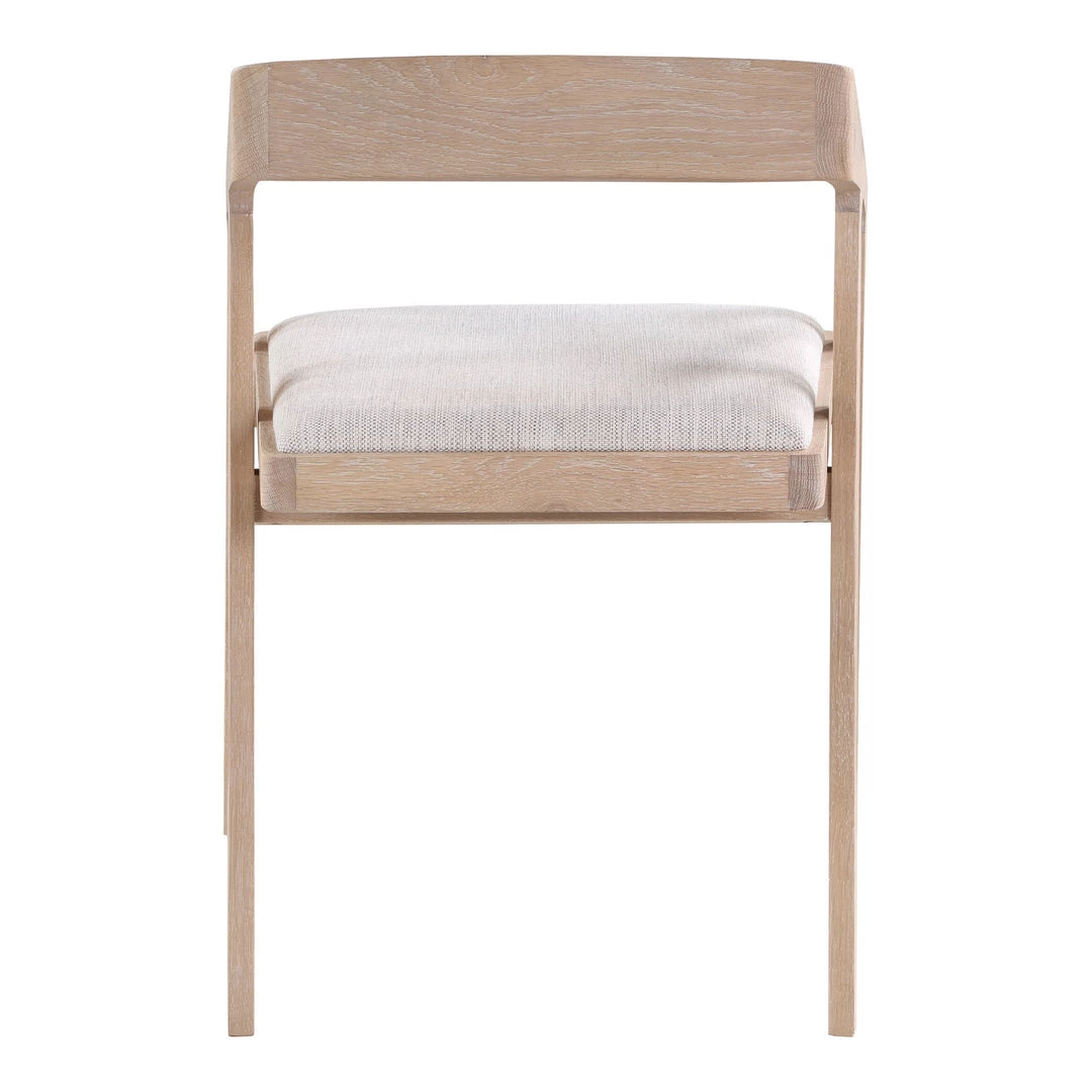 Moe's Home Collection Padma Oak Arm Chair Light Grey 8 Moe's Home Collection Padma Oak Arm Chair Light Grey