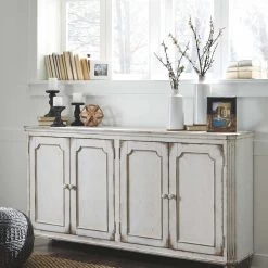 Ashley Furniture Mirimyn - Antique White - Accent Cabinet Cabinets