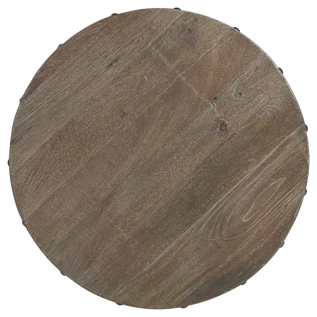 Ashley Furniture Tables Haffenburg - Medium Brown - Round End Table 6 Ashley Furniture Tables Haffenburg - Medium Brown - Round End Table