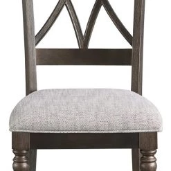 Signature Design By Ashley® Lanceyard - Dark Brown - 7 Pc. - Dining Room Table, 6 Side Chairs