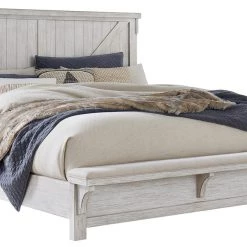Signature Design By Ashley® Brashland - Best In Class - Dresser, Mirror, Panel Bed With Bench Footboard Bedroom Sets 14 Signature Design By Ashley® Brashland - Best In Class - Dresser, Mirror, Panel Bed With Bench Footboard Bedroom Sets