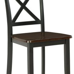 Ashley Furniture Dining Room Sets Larsondale - Brown/black - Dining Room Table Set (6/cn)