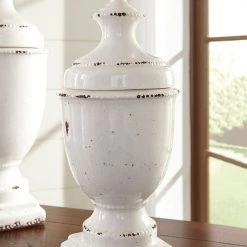 Ashley Furniture Devorit - Antique White - Jar Table Decor