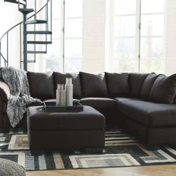 Signature Design By Ashley® Sectionals Darcy - Left Arm Facing Corner Chaise, Right Arm Facing Sofa Sectional