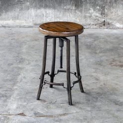 Uttermost Westlyn Industrial Bar Stool