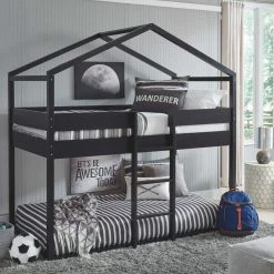 Signature Design By Ashley® Beds Flannibrook - Patterned - Over House Loft Bed