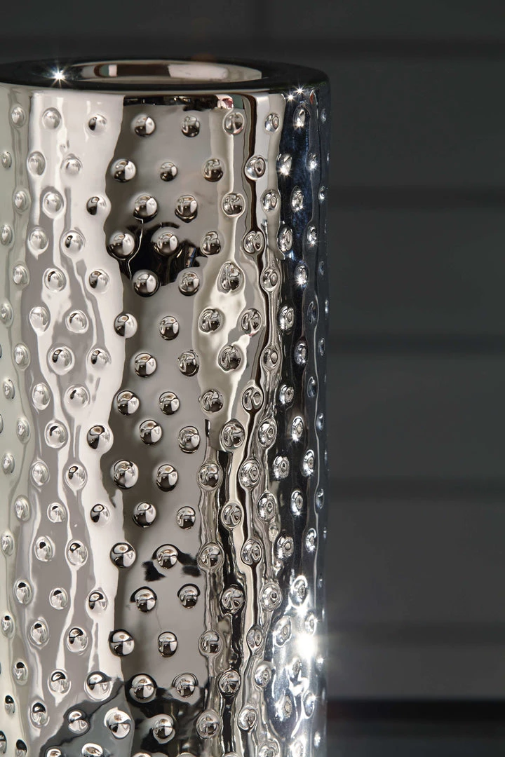 Ashley Furniture Table Decor Marisa - Silver Finish - Candle Holder Set (3/cn) 5 Ashley Furniture Table Decor Marisa - Silver Finish - Candle Holder Set (3/cn)