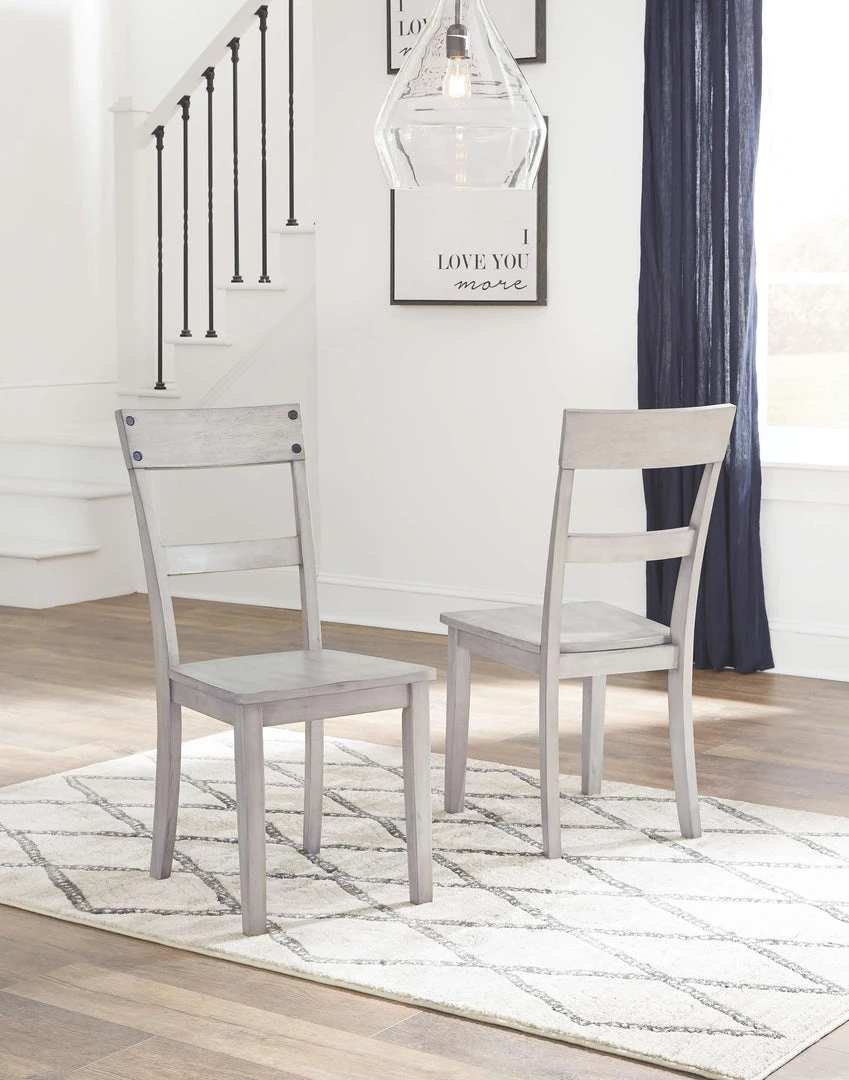 Ashley Furniture Loratti - Gray - Dining Room Side Chair (2/cn) Chairs 7 Ashley Furniture Loratti - Gray - Dining Room Side Chair (2/cn) Chairs