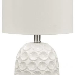 Ashley Furniture Moorbank - White - Ceramic Table Lamp (1/cn) Accessories