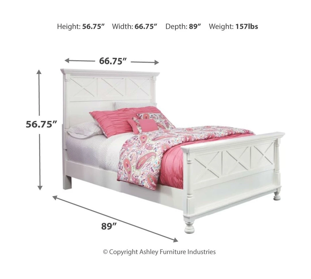 Signature Design By Ashley® Beds Kaslyn - White - Queen Panel Bed 4 Signature Design By Ashley® Beds Kaslyn - White - Queen Panel Bed