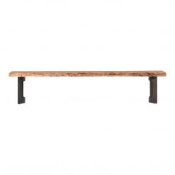 Moe's Home Collection Bent Bench Extra Small Smoked Benches
