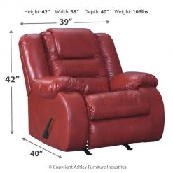 Ashley Furniture Vacherie - Sculpted Padding - Rocker Recliners Reclining Furniture