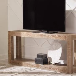 Ashley Furniture Waltleigh - Distressed Brown - Console Sofa Table 12 Ashley Furniture Waltleigh - Distressed Brown - Console Sofa Table