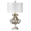 Accessories Uttermost Vinadio Distressed Silver Table Lamp