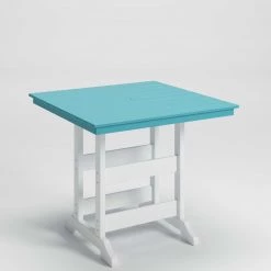 Signature Design By Ashley® Eisely - Turquoise/White - Dining Set With Barstools