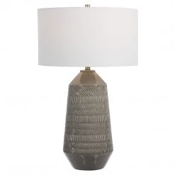 Accessories Uttermost Rewind Gray Table Lamp