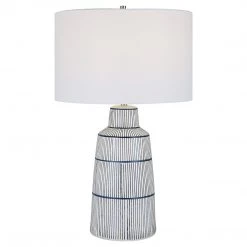 Accessories Uttermost Breton Nautical Stripe Table Lamp