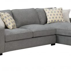 Emerald Home Sectionals Repose RSF Chaise Sectional, Storm Gray 18 Emerald Home Sectionals Repose RSF Chaise Sectional, Storm Gray