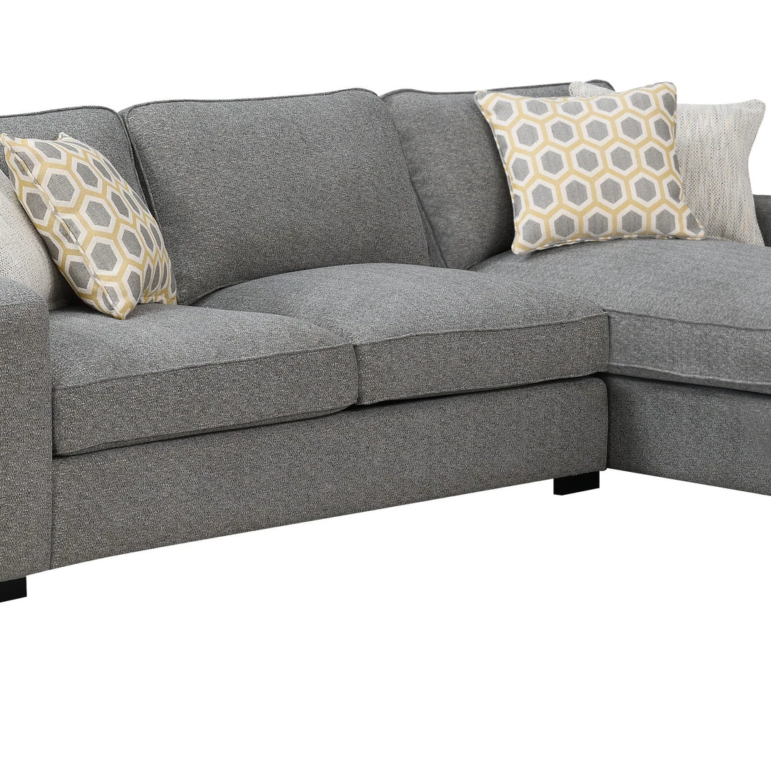 Emerald Home Sectionals Repose RSF Chaise Sectional, Storm Gray 10 Emerald Home Sectionals Repose RSF Chaise Sectional, Storm Gray