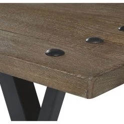 Ashley Furniture Tables Haffenburg - Medium Brown - Rectangular Cocktail Table