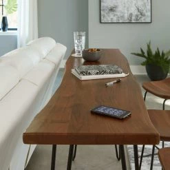 Ashley Furniture Wilinruck - Dark Brown - Long Counter Table Tables