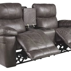 Ashley Furniture Reclining Furniture Erlangen - Midnight - Pwr Rec Loveseat/con/adj Hdrst 13 Ashley Furniture Reclining Furniture Erlangen - Midnight - Pwr Rec Loveseat/con/adj Hdrst