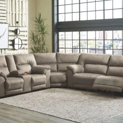 Ashley Furniture Reclining Furniture Cavalcade - Slate - 2 Seat Reclining Sofa