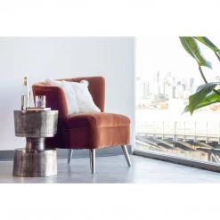 Moe's Home Collection Tables Victor Accent Table Nickel