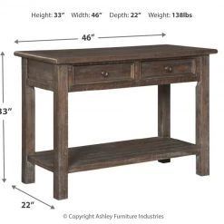 Ashley Furniture Tables Wyndahl - Rustic Brown - Sofa Table 9 Ashley Furniture Tables Wyndahl - Rustic Brown - Sofa Table