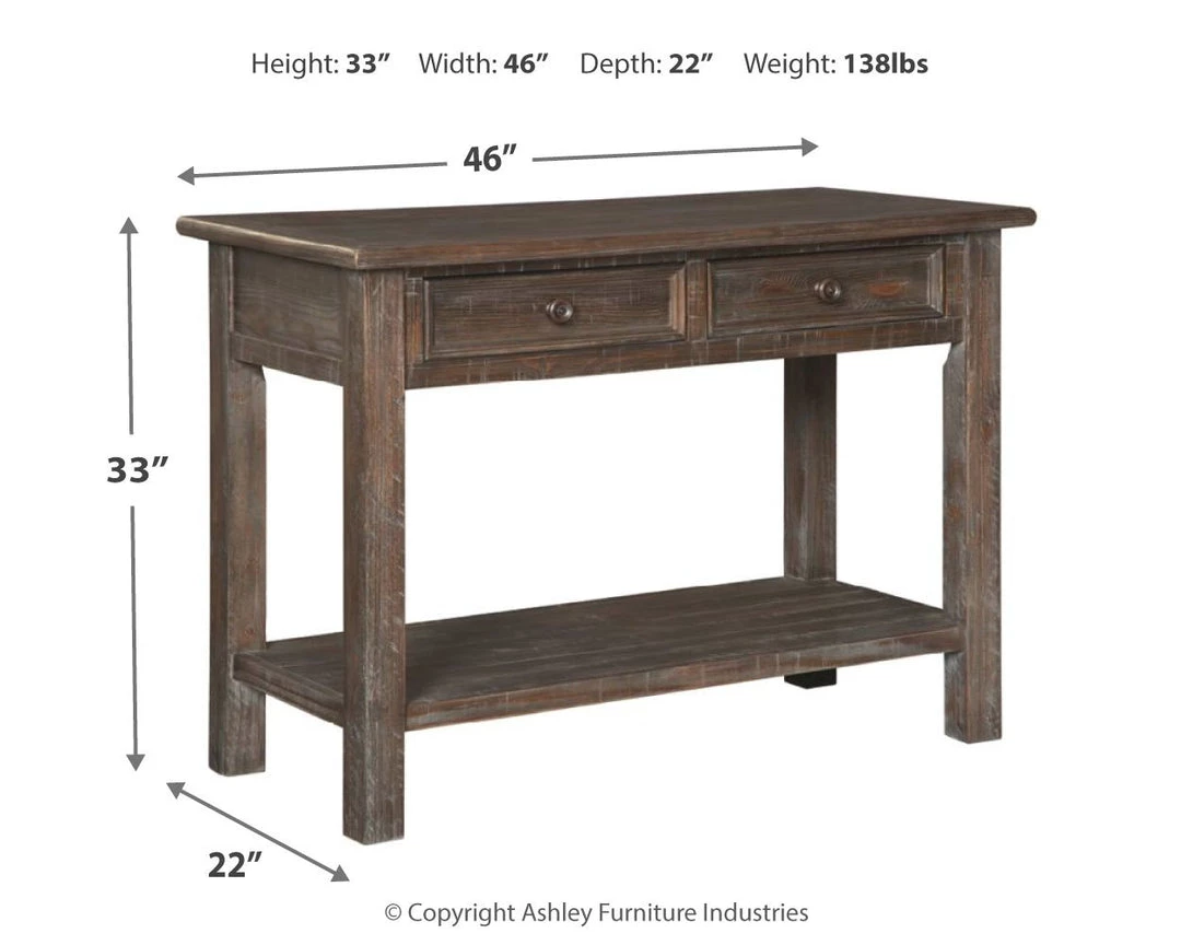 Ashley Furniture Tables Wyndahl - Rustic Brown - Sofa Table 6 Ashley Furniture Tables Wyndahl - Rustic Brown - Sofa Table