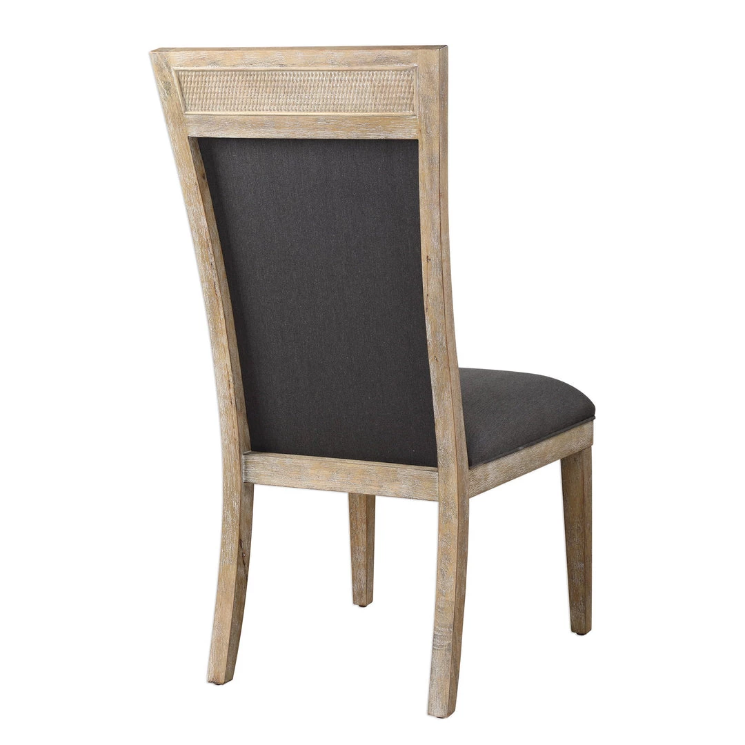 Chairs Uttermost Encore Dark Gray Armless Chair 5 Chairs Uttermost Encore Dark Gray Armless Chair