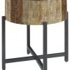Ashley Furniture Nashbryn - Gray/brown - Round End Table