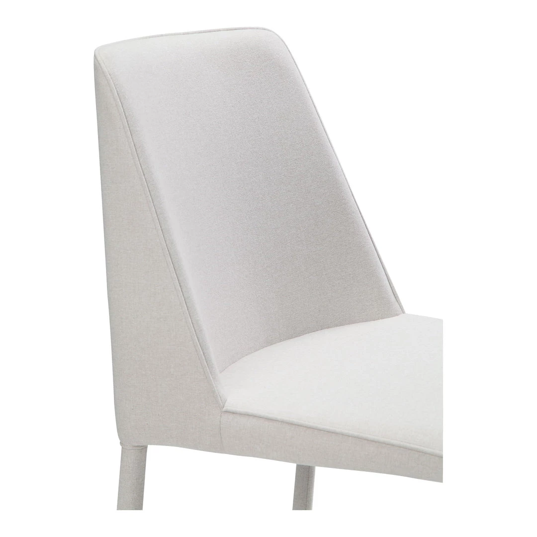 Moe's Home Collection Chairs Nora Fabric Dining Chair White-m2 5 Moe's Home Collection Chairs Nora Fabric Dining Chair White-m2