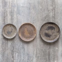 Uttermost Gaia Stone Plate Wall Decor S/3 Accessories