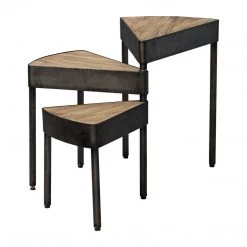 Uttermost Akito Swivel Nesting Table Tables