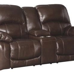 Ashley Furniture Reclining Furniture Hallstrung - PWR REC Loveseat/CON/ADJ HDRST